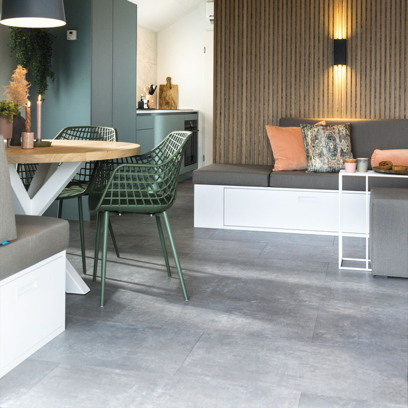 Douwes Dekker - DD PVC klik Flinke tegel bitterkoek 90,6x44,8 cm - PVC Klik - Afbeelding 4