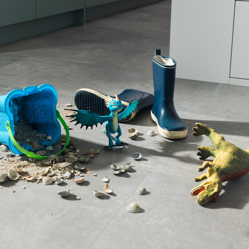 Douwes Dekker - DD PVC klik Flinke tegel bitterkoek 90,6x44,8 cm - PVC Klik - Afbeelding 7