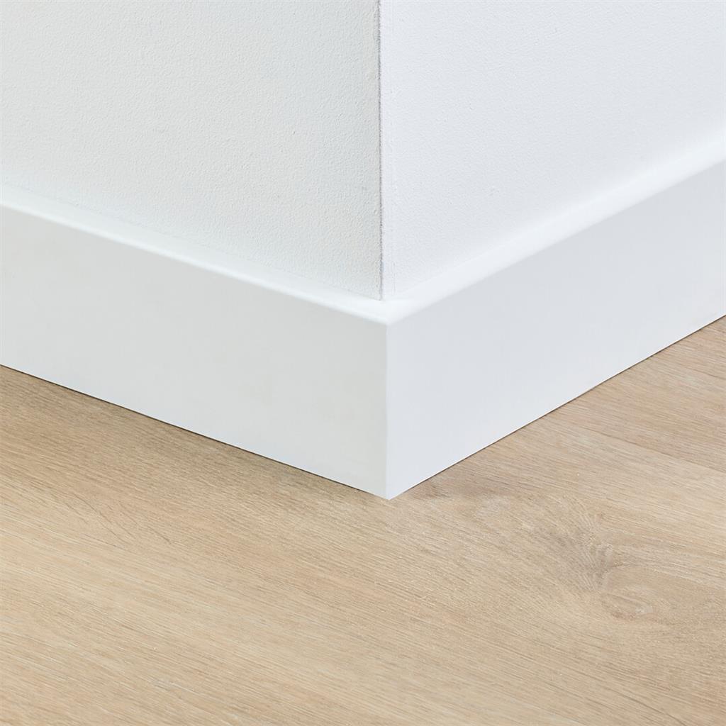 Co-pro - Co-pro folieplint berlijn wit 90x12 - Hoge plint - Afbeelding 2