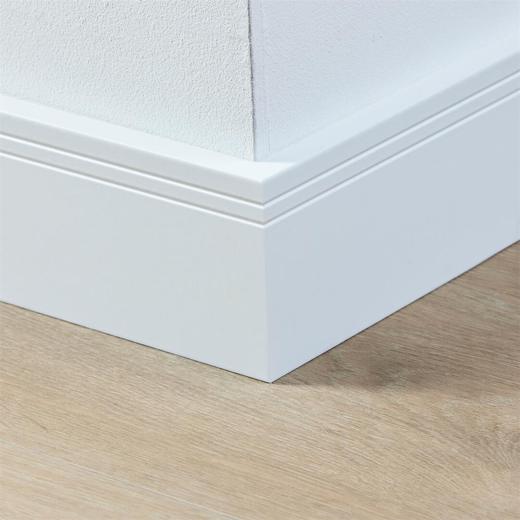 Co-pro - Co-pro gelakte plint milaan wit 90x15 - Hoge plint - Afbeelding 2