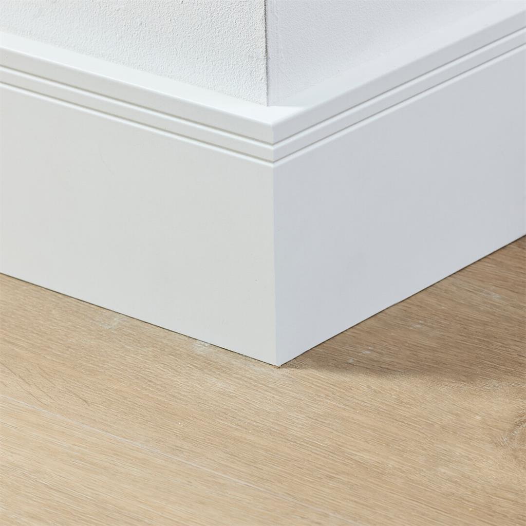 Co-pro - Co-pro gelakte plint milaan wit 120x15 - Hoge plint - Afbeelding 2