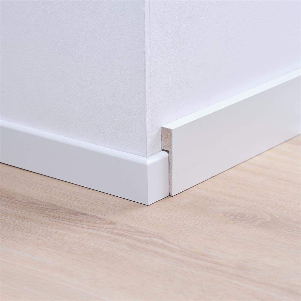 Co-pro - Co-pro gelakte renovatieplint amsterdam wit 90x18 - Hoge plint - Afbeelding 3