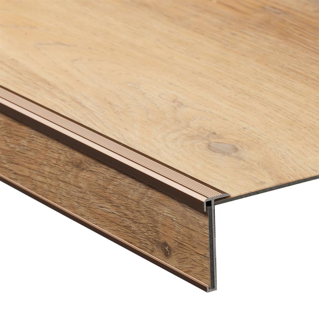 Co-pro - Co-pro trapprofielset pvc brons 4x130cm. - Traprenovatie - Afbeelding 2