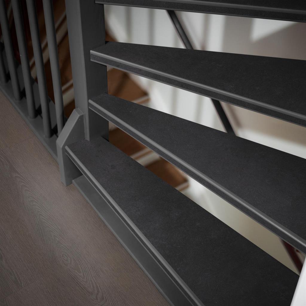 Sarino - Traptreden set pvc Sarino anthracite - Traprenovatie - Afbeelding 5