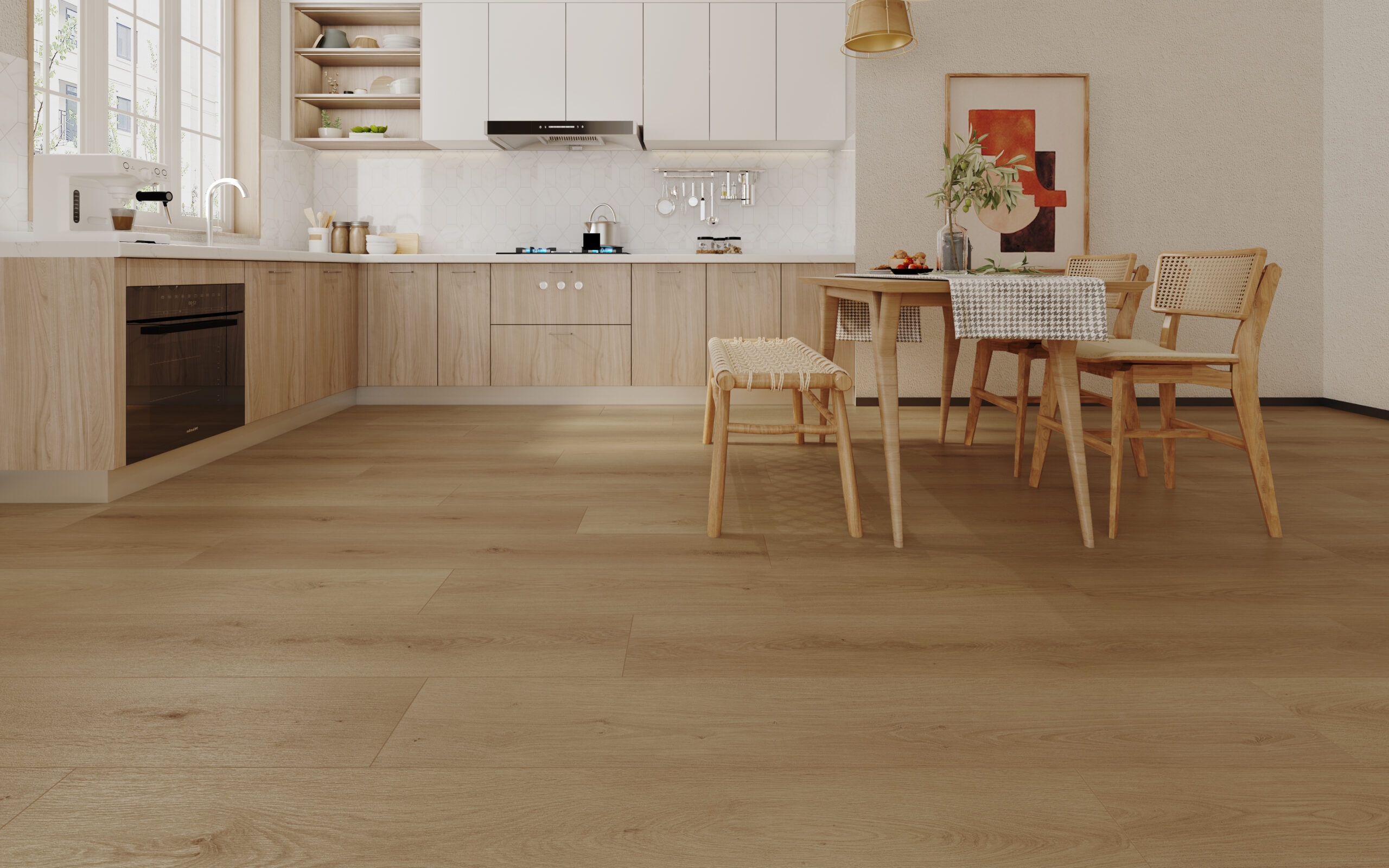 Firmfit - Firmfit Silent 7700 (rigid click) Summerfield Naturel - PVC Plak - Afbeelding 2