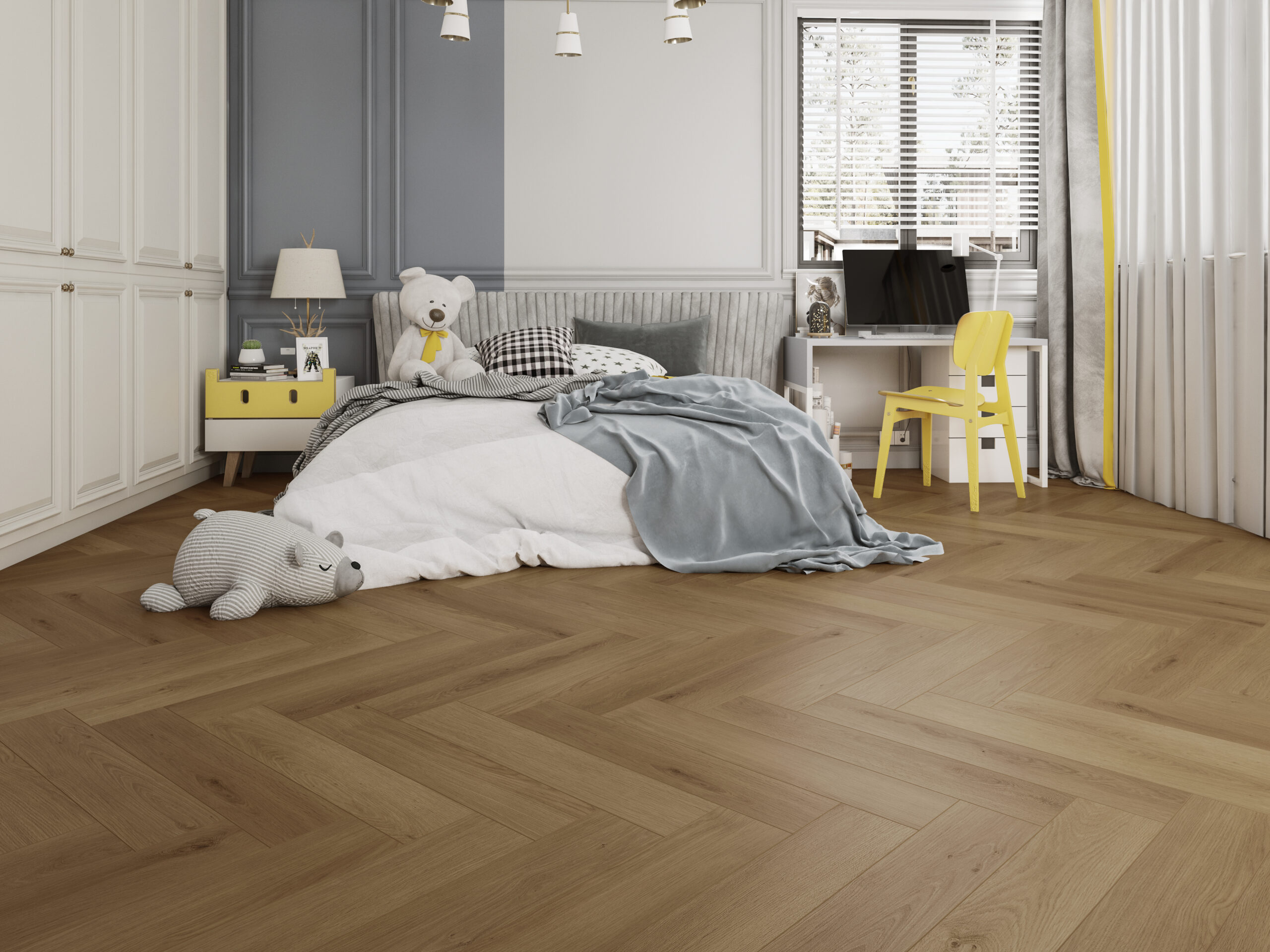 Firmfit - Firmfit Visgraat 6800 (dryback) Summerfield Naturel - PVC Plak - Afbeelding 2