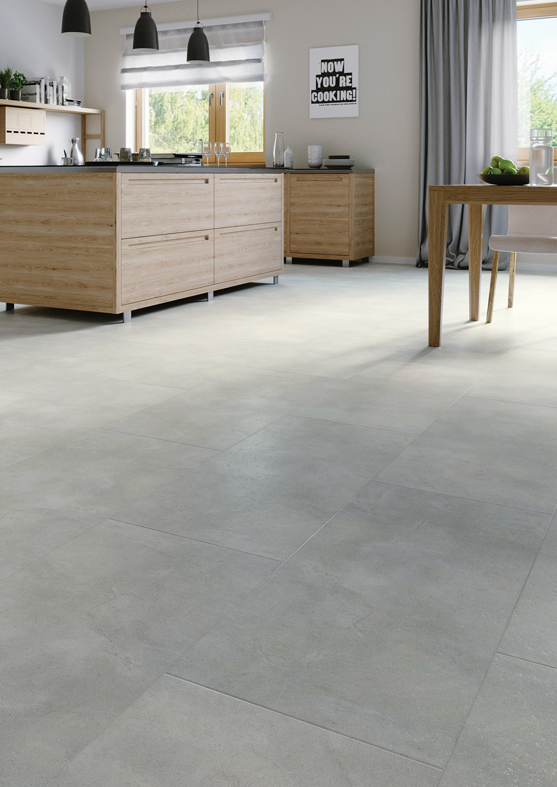 Floer - Floer Tegel Click PVC – Lemelerberg Lichtgrijs (Uitlopend) - PVC Klik - Afbeelding 2