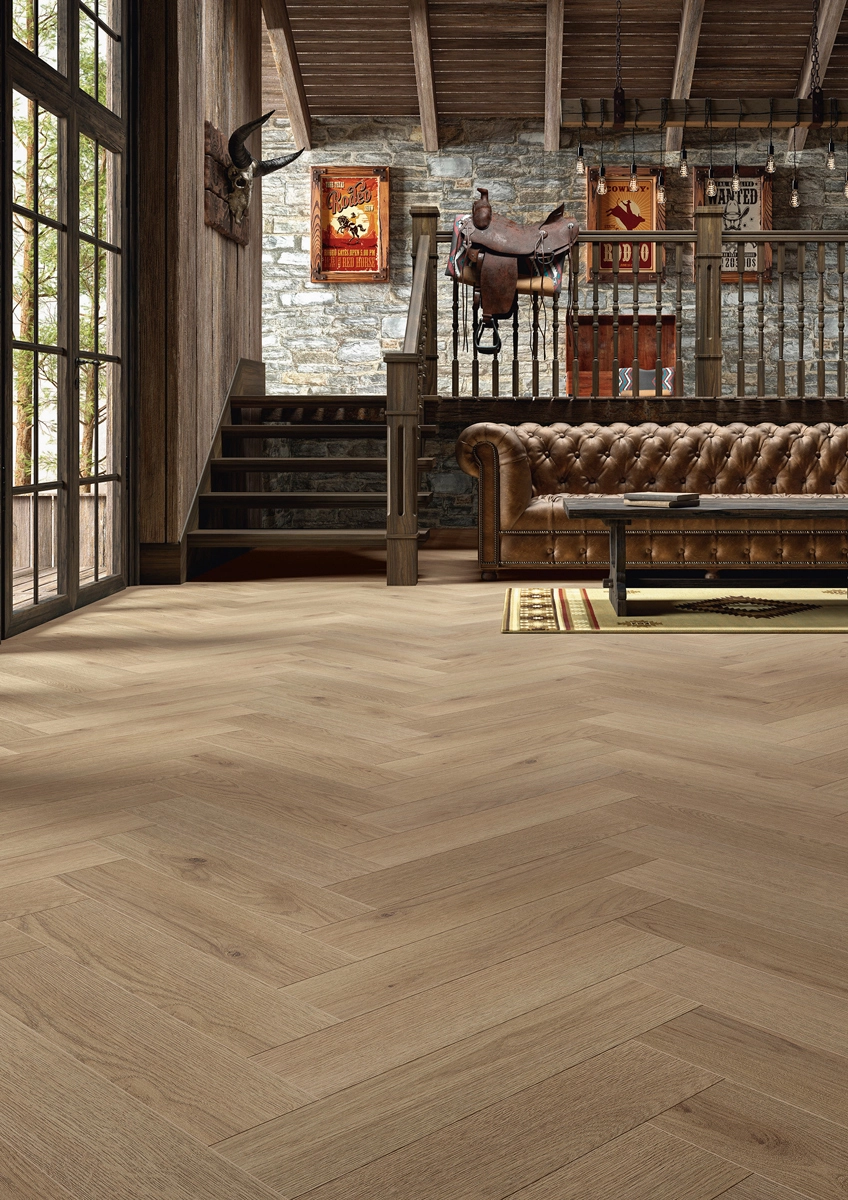 Floer - Floer Hybride Laminaat Visgraat – Grijsbeige Eiken - Laminaat - Afbeelding 2