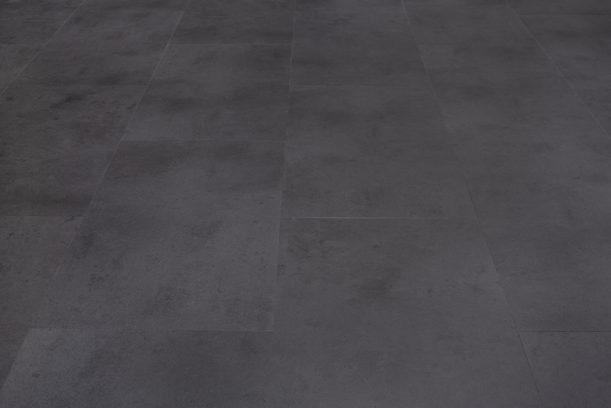 Floer - Floer Tegel Click PVC – Betonlook Zwart - PVC Klik - Afbeelding 4