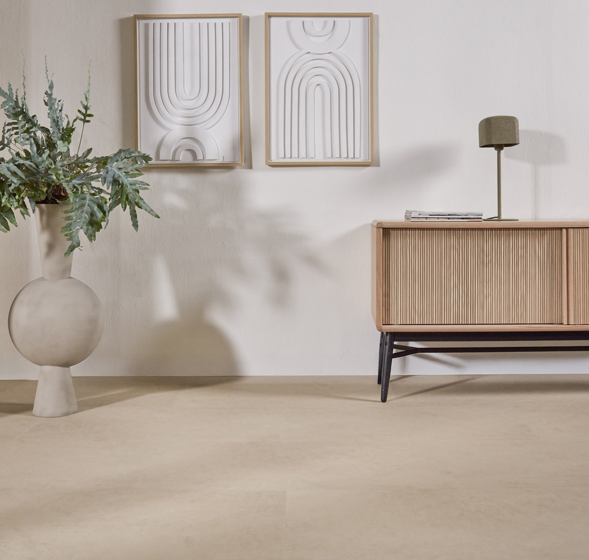 Floer - Floer Tegel Click PVC – Betonlook Beige - PVC Klik - Afbeelding 12