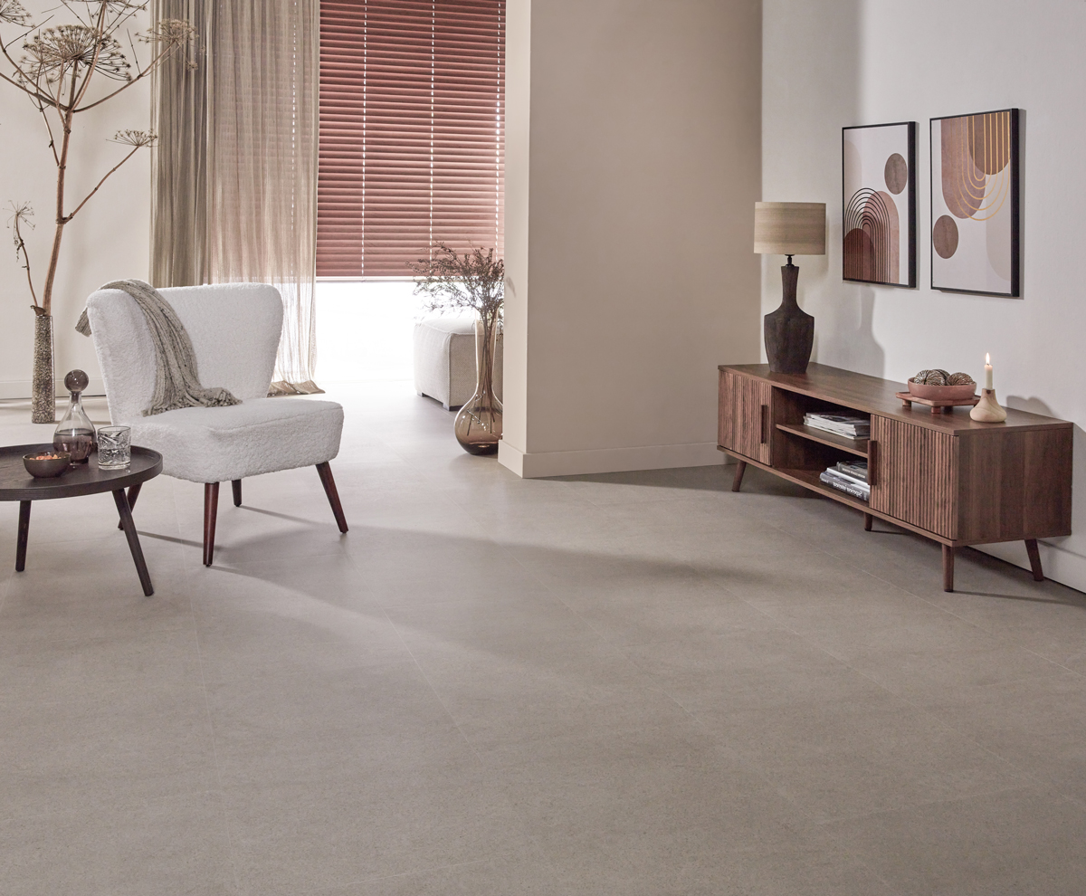 Floer - Floer Tegel Click PVC – Betonlook Greige - PVC Klik - Afbeelding 9