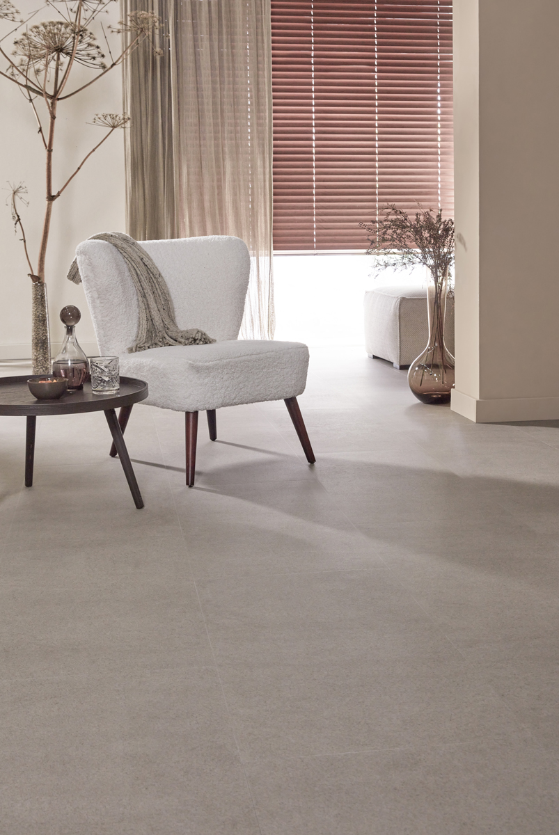 Floer - Floer Tegel Click PVC – Betonlook Greige - PVC Klik - Afbeelding 10