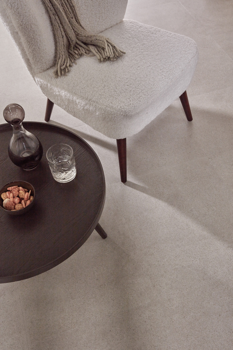 Floer - Floer Tegel Click PVC – Betonlook Greige - PVC Klik - Afbeelding 11