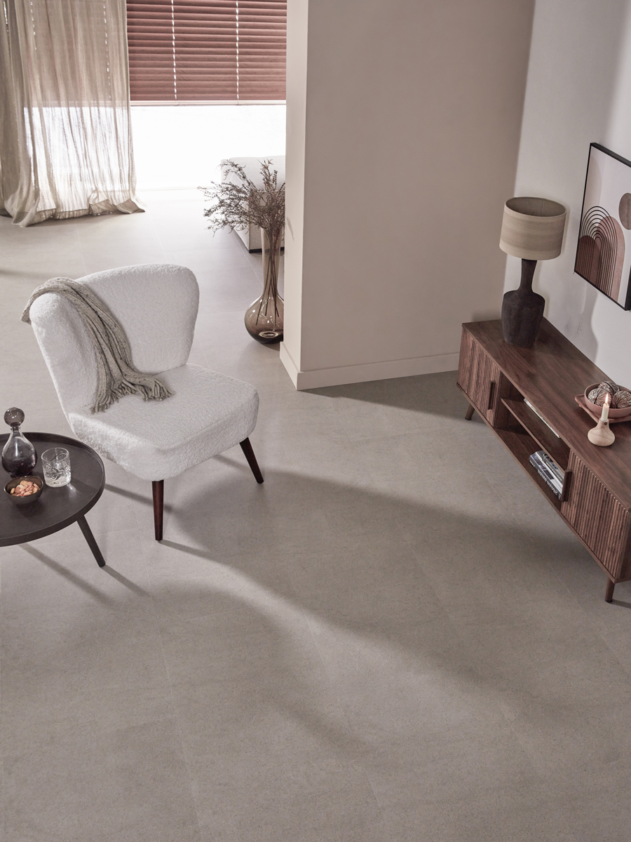 Floer - Floer Tegel Click PVC – Betonlook Greige - PVC Klik - Afbeelding 7