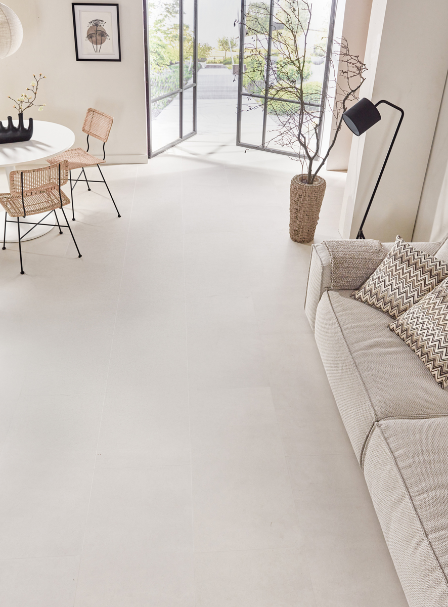 Floer - Floer Tegel Click PVC – Betonlook Zand - PVC Klik - Afbeelding 12