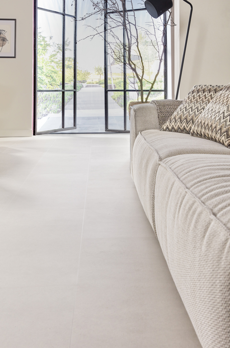 Floer - Floer Tegel Click PVC – Betonlook Zand - PVC Klik - Afbeelding 17