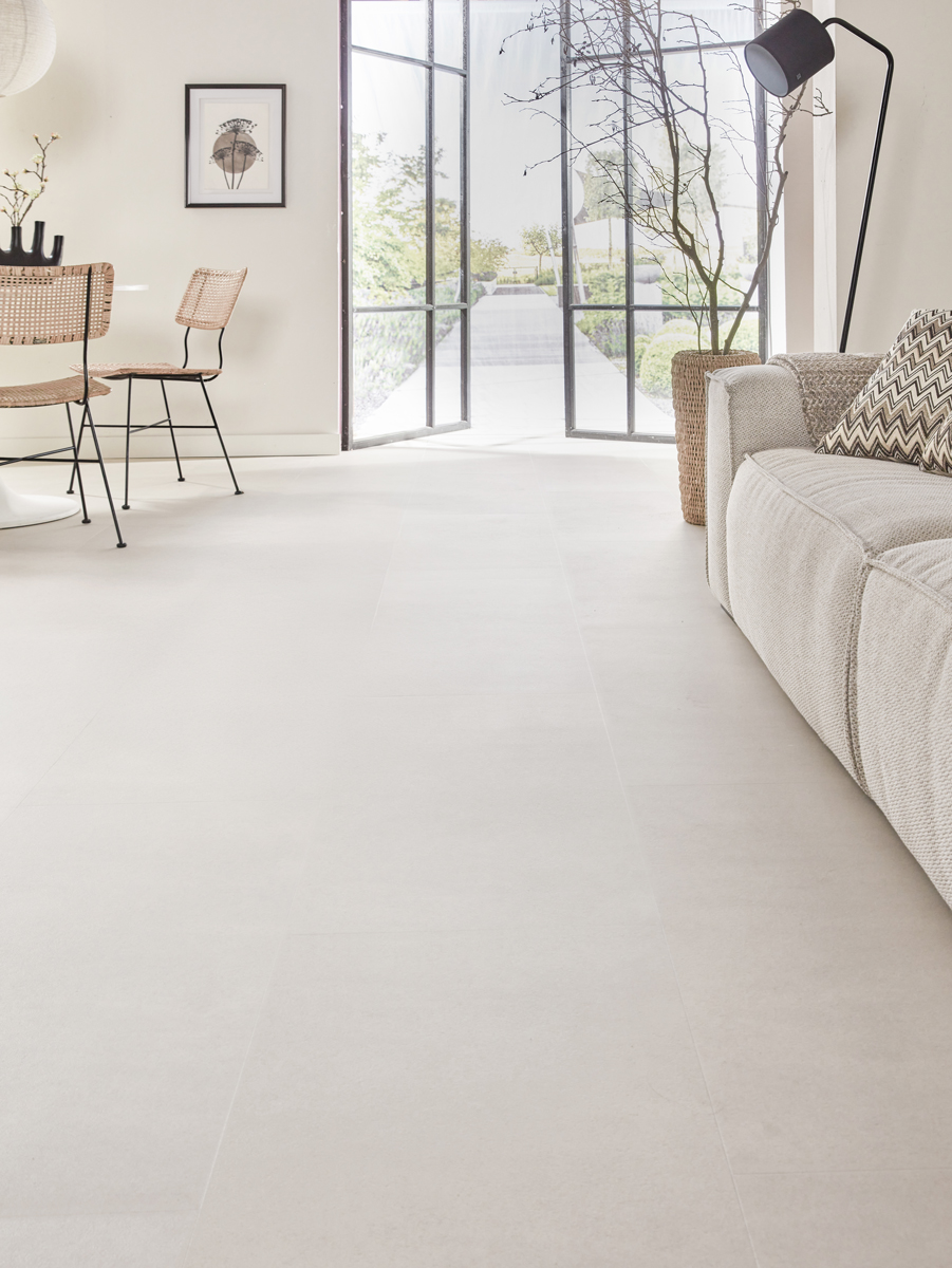 Floer - Floer Tegel Click PVC – Betonlook Zand - PVC Klik - Afbeelding 18