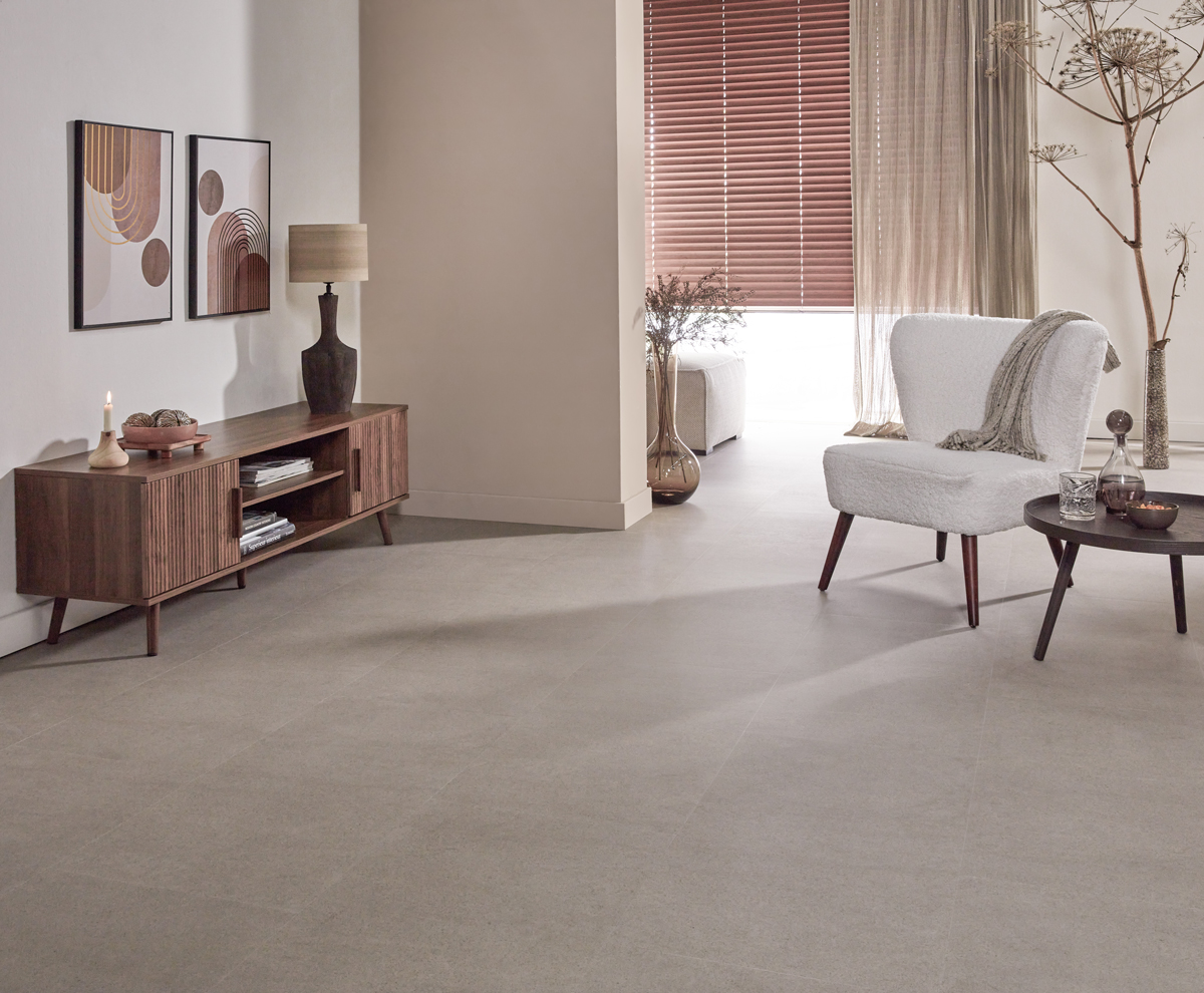 Floer - Floer Tegel PVC – Betonlook Greige - PVC Plak - PVC Plak - Afbeelding 11