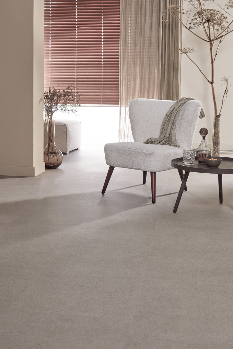 Floer - Floer Tegel PVC – Betonlook Greige - PVC Plak - PVC Plak - Afbeelding 2