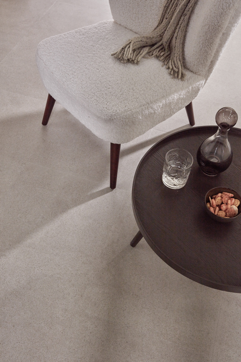 Floer - Floer Tegel PVC – Betonlook Greige - PVC Plak - PVC Plak - Afbeelding 3