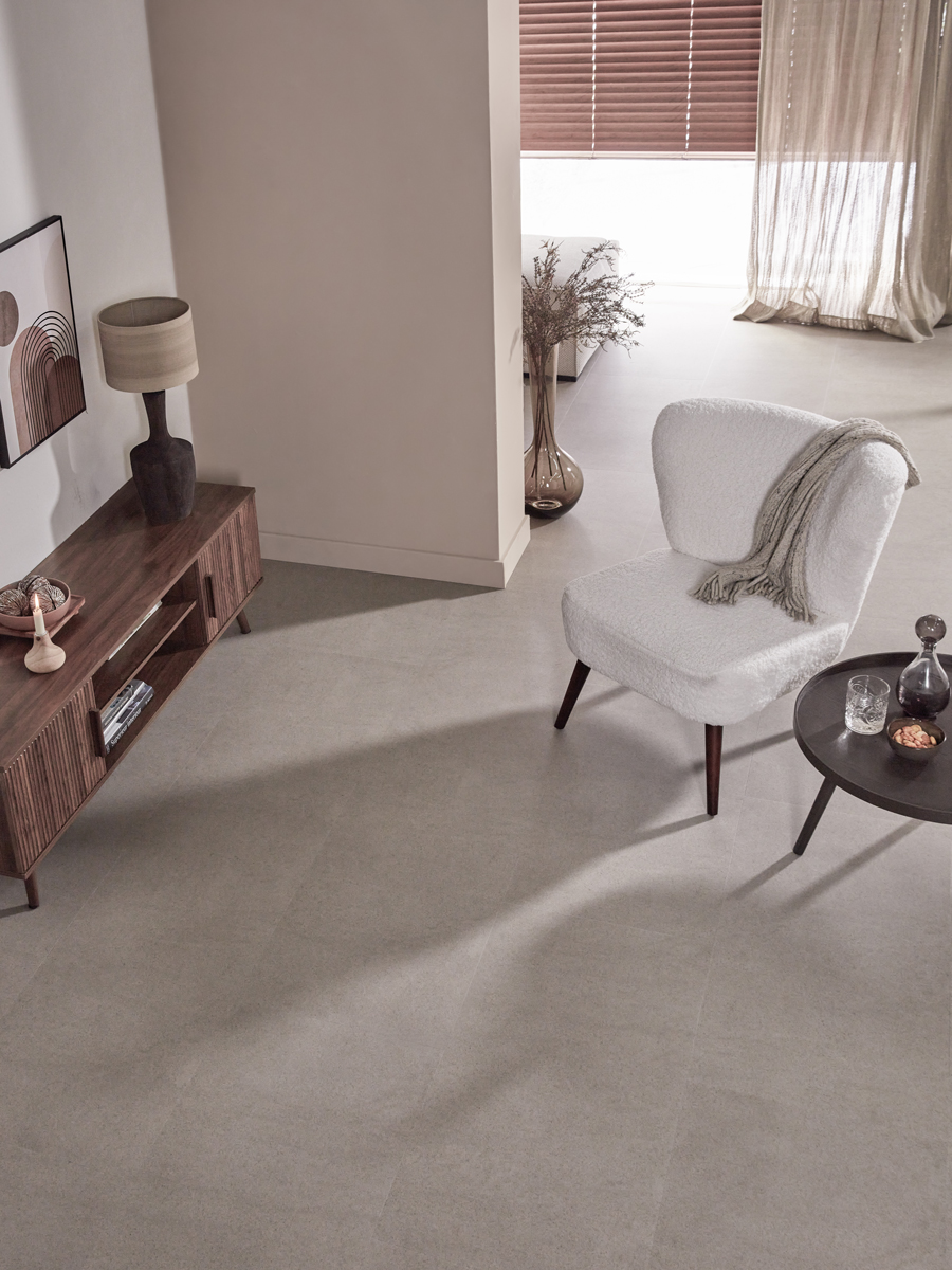 Floer - Floer Tegel PVC – Betonlook Greige - PVC Plak - PVC Plak - Afbeelding 9