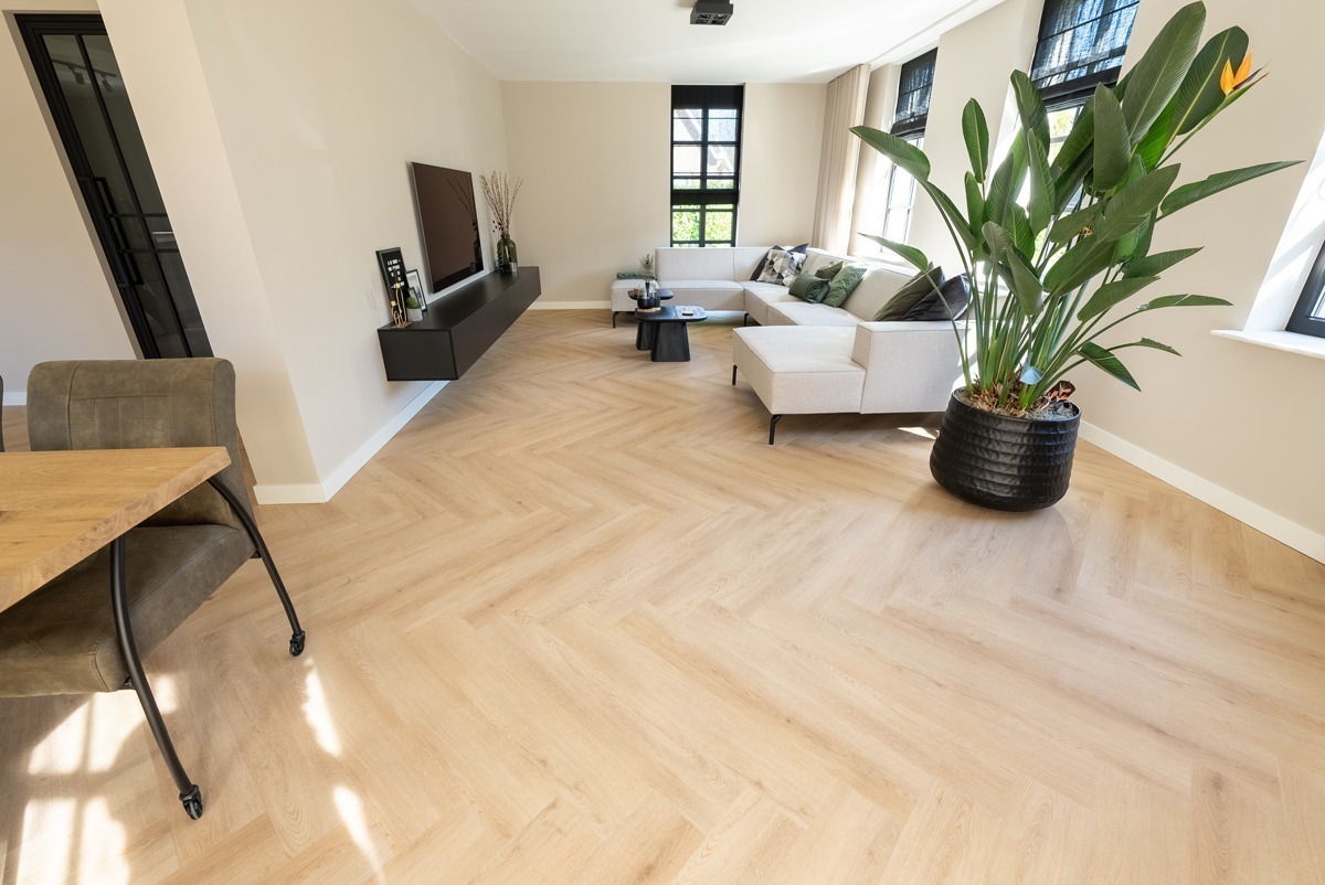 Floer - Floer Walvisgraat Click PVC – Cetus Crème - PVC Klik - Afbeelding 2