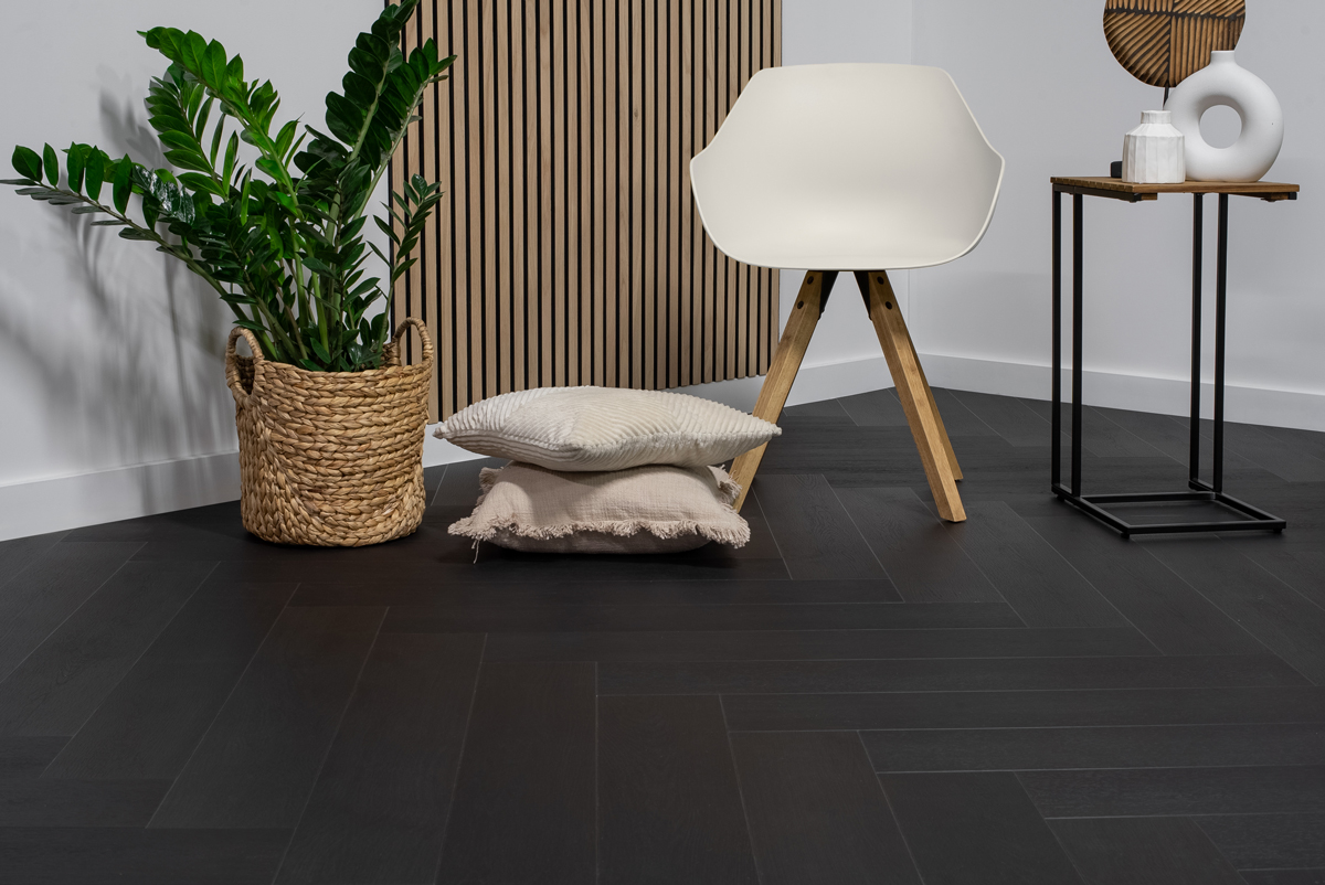 Floer - Floer Walvisgraat PVC – Zwaardvis Zwart (Uitlopend) - PVC Plak - PVC Plak - Afbeelding 2