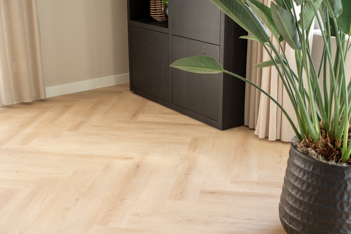 Floer - Floer Walvisgraat PVC – Cetus Crème - PVC Plak - PVC Plak - Afbeelding 3