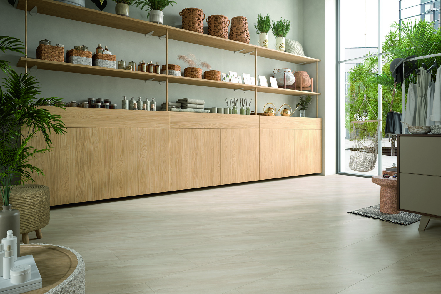 Kingsize - Kingsize tegel vgroef 8 mm 676 Sand Grey CalviaStone - Laminaat - Afbeelding 2