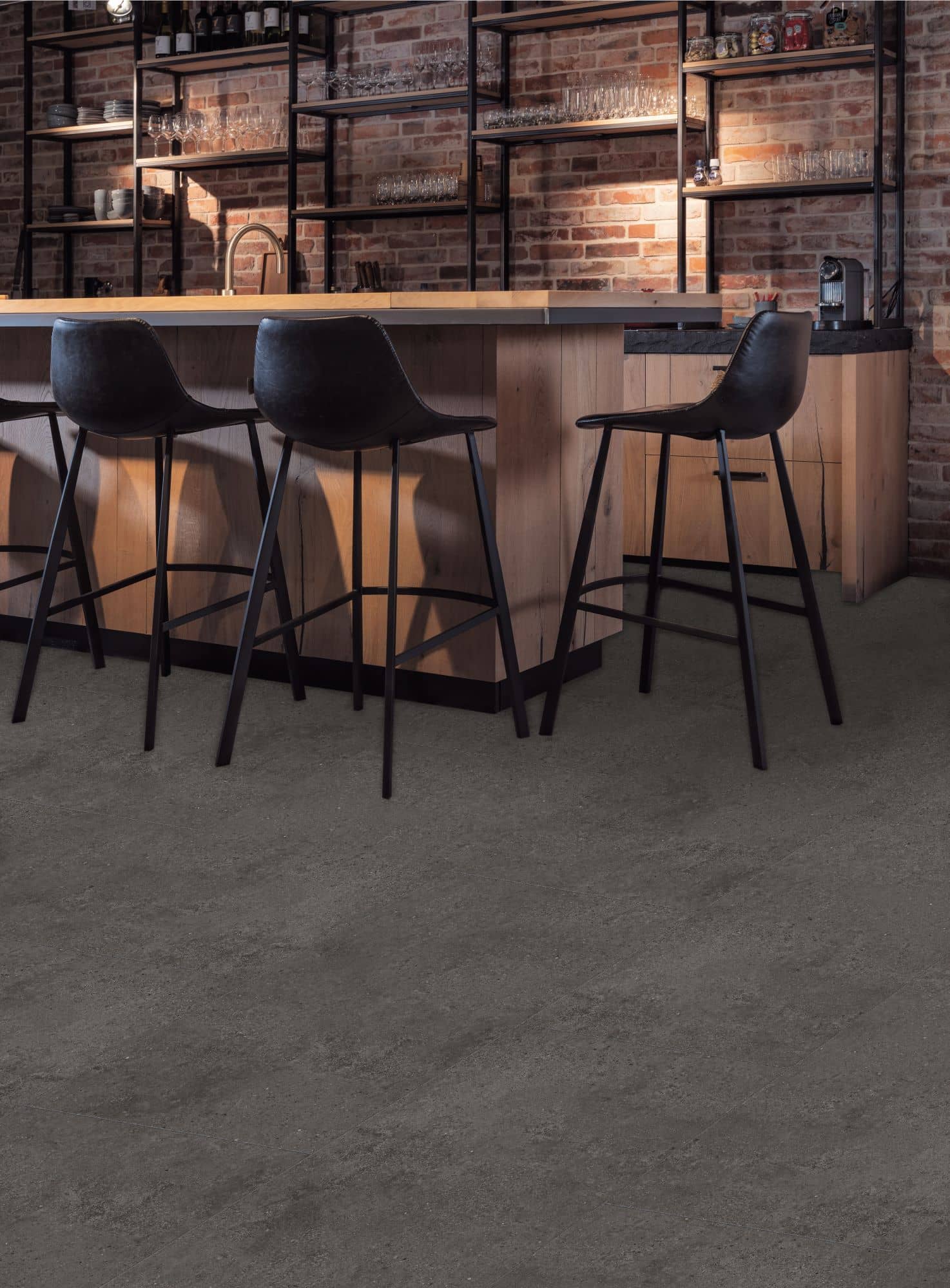 Nova - Nova 7402 (rigid click) Arctic Pebble Grey - PVC Plak - Afbeelding 2