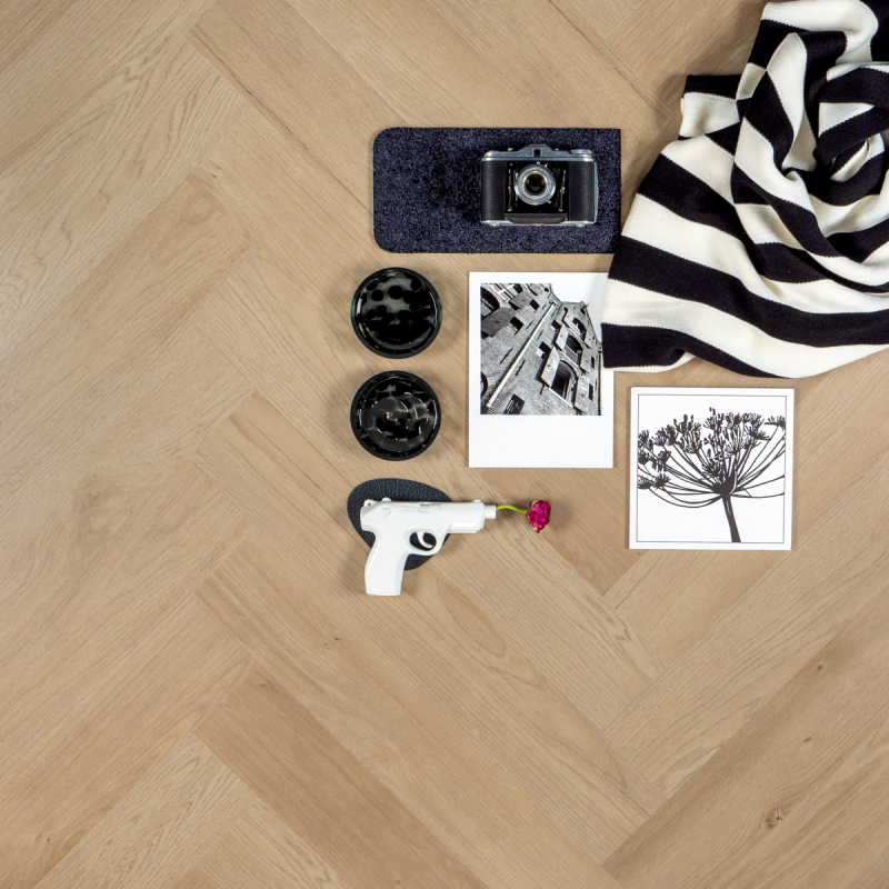 OTIUM at Home - OTIUM Crystal Herringbone SPC Rigid 75x15 - PVC Klik - Afbeelding 2