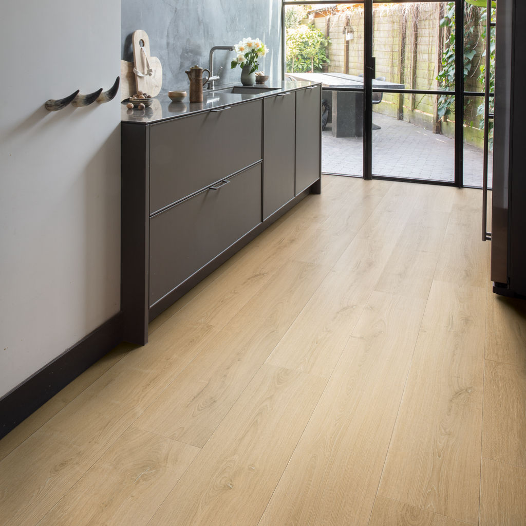 Quick-Step - Geborstelde naturelle eik - Laminaat - Afbeelding 4