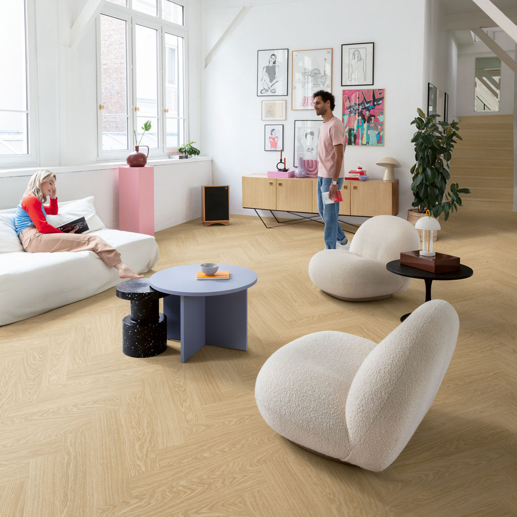 Quick-Step - Pure eik blush - PVC Plak - PVC Plak - Afbeelding 6