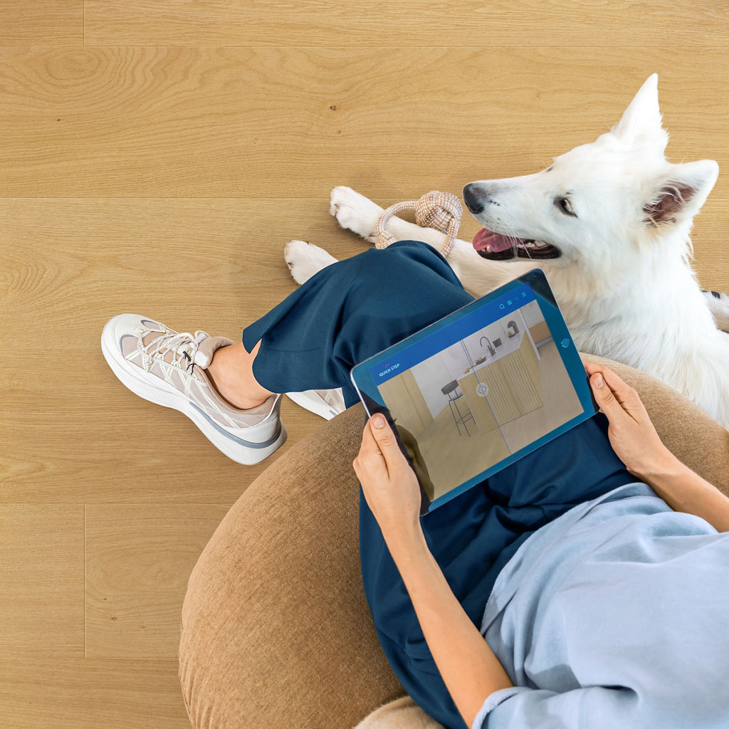 Quick-Step - Geborstelde naturelle eik - Laminaat - Afbeelding 3